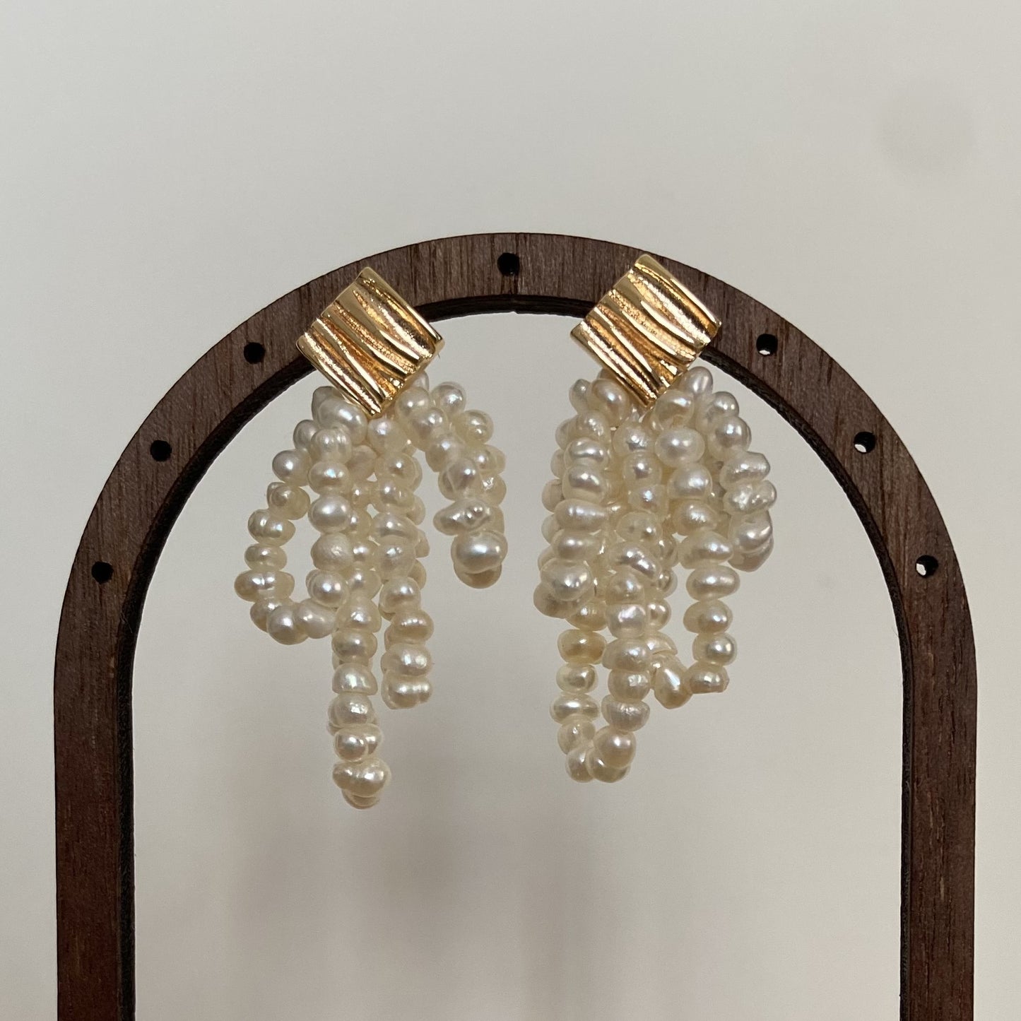 Buy now the Handmade Flower Cluster Earrings from Amore Jewellery!