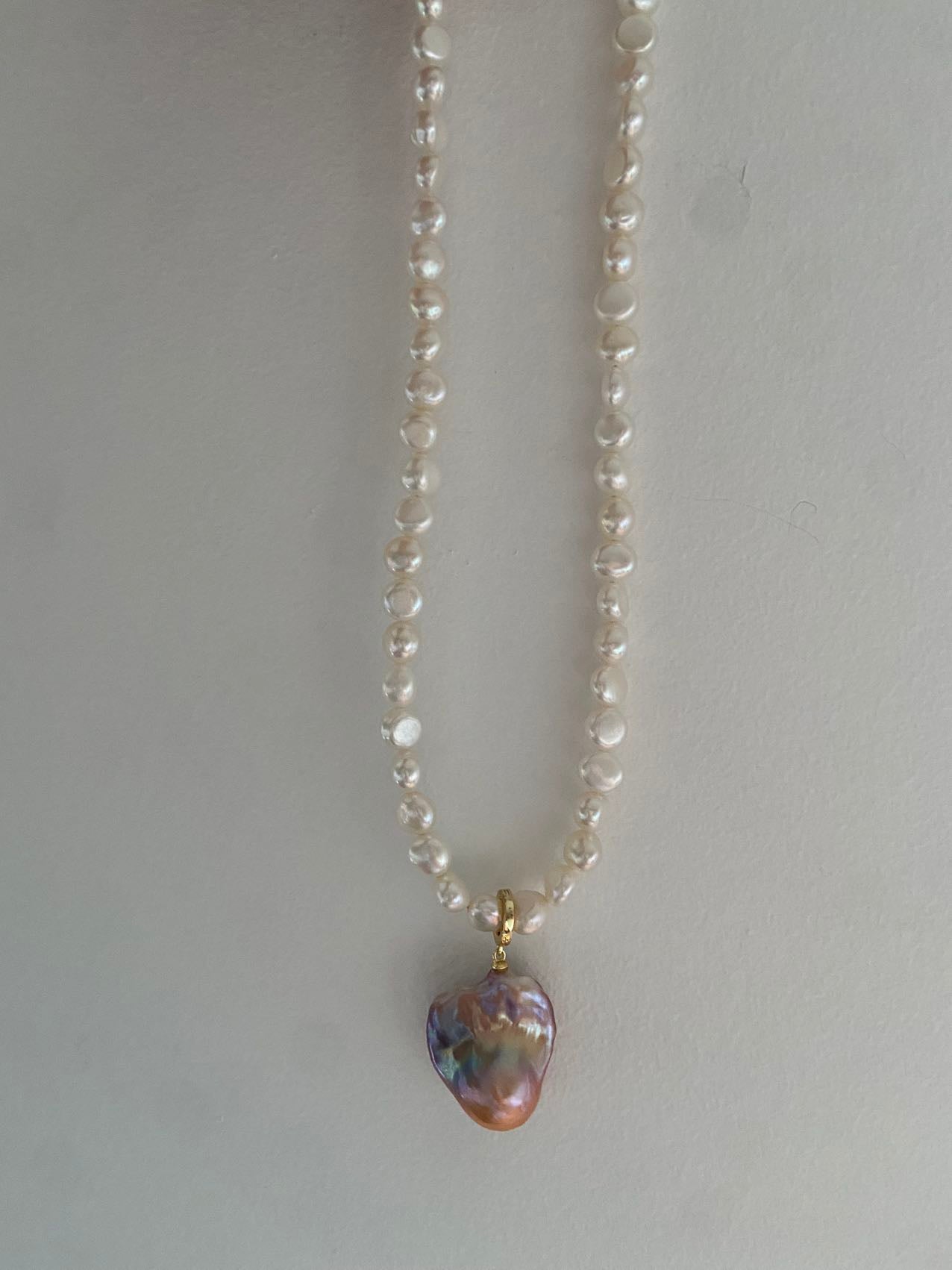 Basic Freshwater pearl necklace