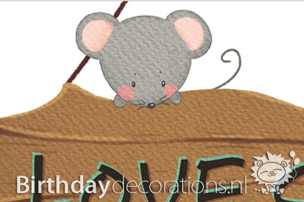 Koop nu de Toren van Poesjes deursticker! BirthdayDecorations.nl