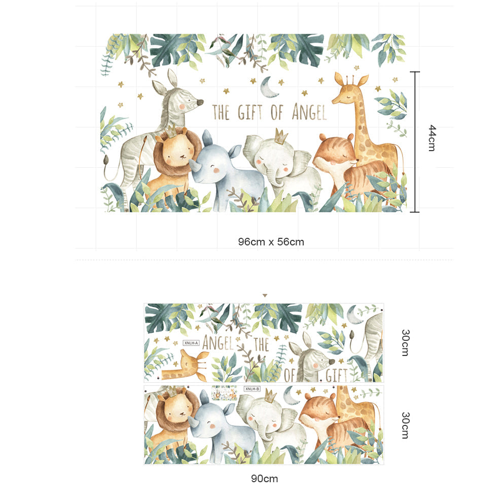 Koop nu de Vriendjes in het bos muursticker van BirthdayDecorations.nl!