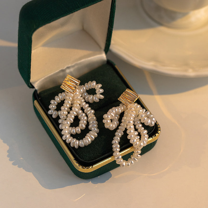 Buy now the Handmade Flower Cluster Earrings from Amore Jewellery!