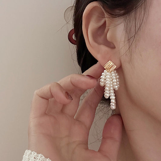 Buy now the Handmade Flower Cluster Earrings from Amore Jewellery!