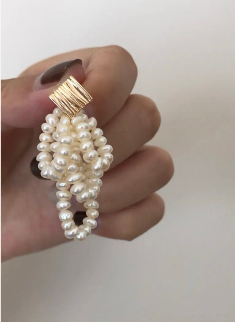 Buy now the Handmade Flower Cluster Earrings from Amore Jewellery!