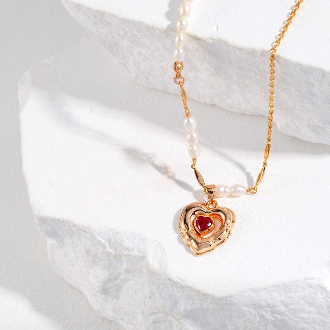Buy now the beautiful Heart Balloon Necklace and Earrings andset from Amore Jewellery