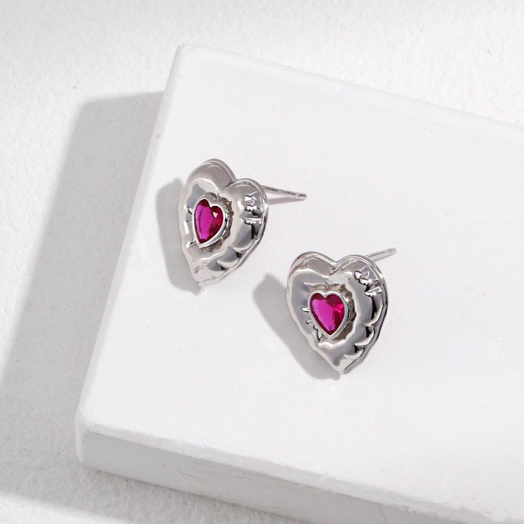 Buy now the beautiful Heart Balloon Necklace and Earrings andset from Amore Jewellery