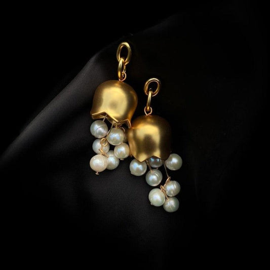Buy now the beautiful Pearl Drops Earrings from Amore Jewellery