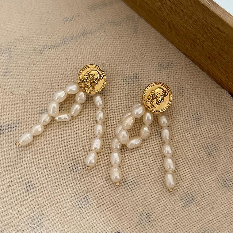 Buy now the beautiful Vintage Coin Earrings from Amore Jewellery