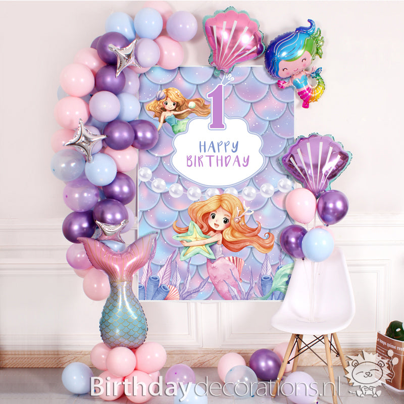 Koop nu de Zeemeermin Party Ballonnenset! BirthdayDecorations.nl